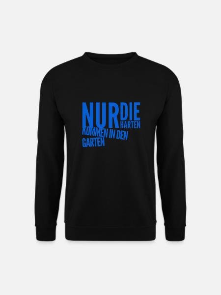 ab in den Garten - Unisex Pullover - Schwarz