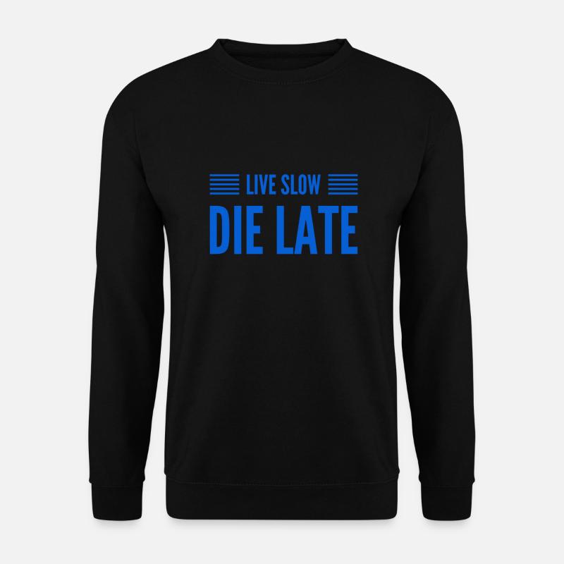 Entschleunigung - Unisex Pullover - Schwarz