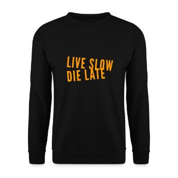 Prends ton temps - Sweat-shirt Unisexe - noir - Devant - Alina (178cm) & Michal (187cm)