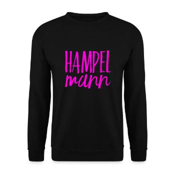 hampeln ist mein Ding - Unisex Pullover - Schwarz - Vorne - Alina (178cm) & Michal (187cm)