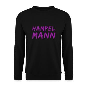 Hampelmann - Unisex Pullover - Schwarz - Vorne - Alina (178cm) & Michal (187cm)