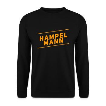 jetzt wird gehampelt - Unisex Pullover - Schwarz - Vorne - Alina (178cm) & Michal (187cm)