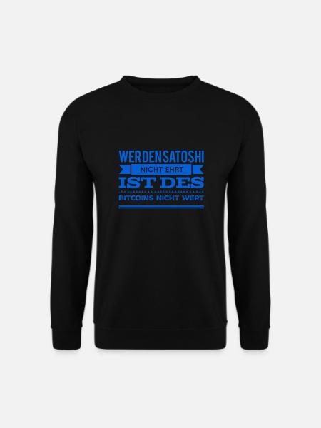 Satoshi geht immer - Unisex Pullover - Schwarz