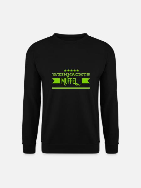 ich bin gegen Weihnachten - Unisex Pullover - Schwarz