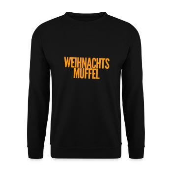 keine Lust auf Weihnachten - Unisex Pullover - Schwarz - Vorne - Alina (178cm) & Michal (187cm)