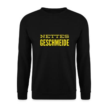 super Kleidung - Unisex Pullover - Schwarz - Vorne - Alina (178cm) & Michal (187cm)