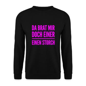 Je suis surpris - Sweat-shirt Unisexe - noir - Devant - Alina (178cm) & Michal (187cm)