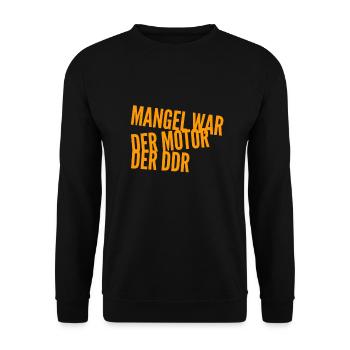 the engine of the GDR - Unisex Sweatshirt - black - Front - Alina (178cm) & Michal (187cm)