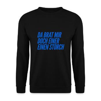 This was unexpected - Unisex Sweatshirt - black - Front - Alina (178cm) & Michal (187cm)