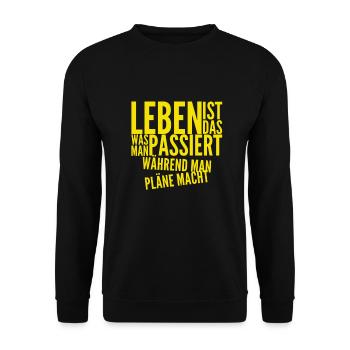 libérer - Sweat-shirt Unisexe - noir - Devant - Alina (178cm) & Michal (187cm)