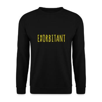 Je suis génial - Sweat-shirt Unisexe - noir - Devant - Alina (178cm) & Michal (187cm)