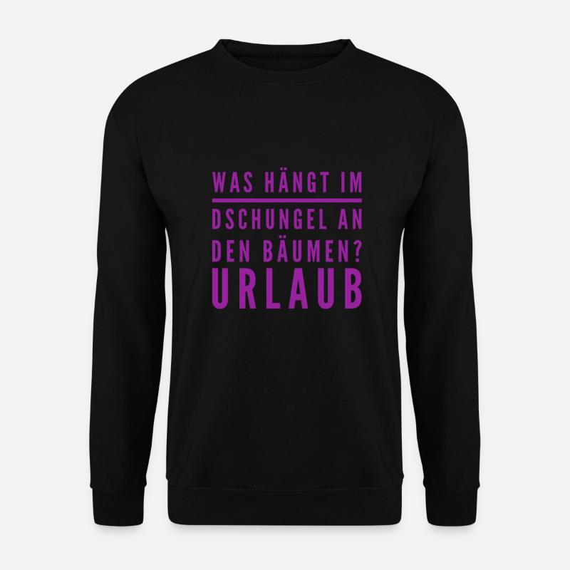 im Dschungel - Unisex Pullover - Schwarz