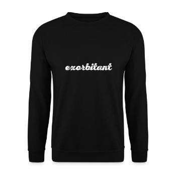 ich bin spitze - Unisex Pullover - Schwarz - Vorne - Alina (178cm) & Michal (187cm)
