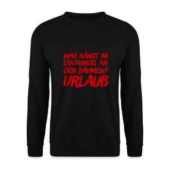 Holiday - Unisex Sweatshirt - black - Front - Alina (178cm) & Michal (187cm)