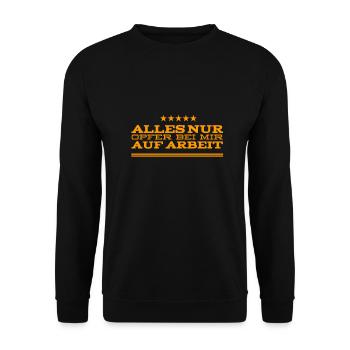 the colleagues - Unisex Sweatshirt - black - Front - Alina (178cm) & Michal (187cm)