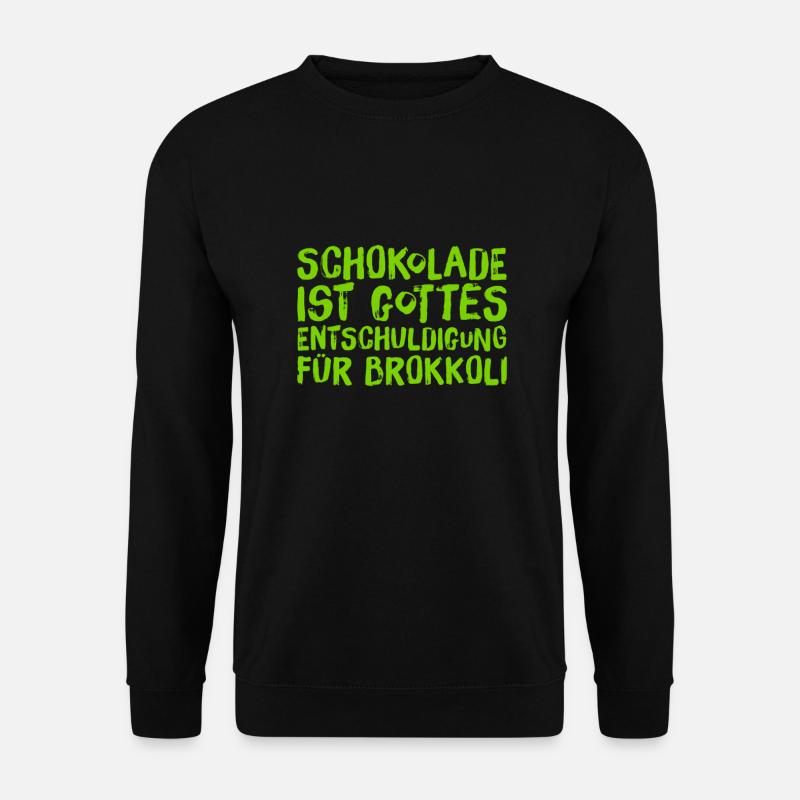 wer mag schon Brokkoli? - Unisex Pullover - Schwarz