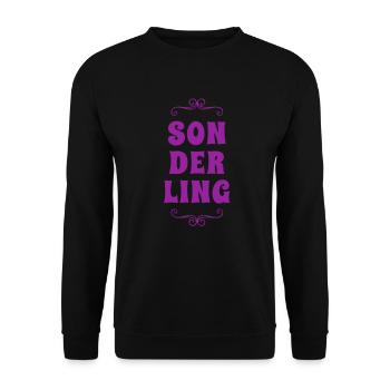 Crank - Unisex Sweatshirt - black - Front - Alina (178cm) & Michal (187cm)