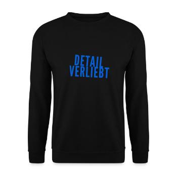 ich stehe auf die Details - Unisex Pullover - Schwarz - Vorne - Alina (178cm) & Michal (187cm)