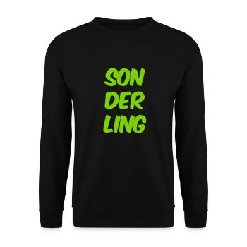 an oddball - Unisex Sweatshirt - black - Front - Alina (178cm) & Michal (187cm)