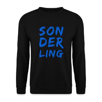 I am unique - Unisex Sweatshirt - black - Front - Alina (178cm) & Michal (187cm)