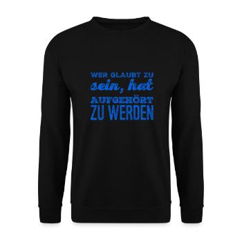 Évoluer - Sweat-shirt Unisexe - noir - Devant - Alina (178cm) & Michal (187cm)
