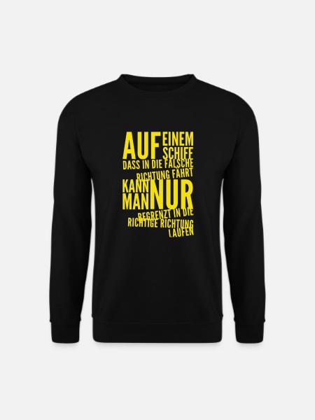 a fundamental decision - Unisex Sweatshirt - black