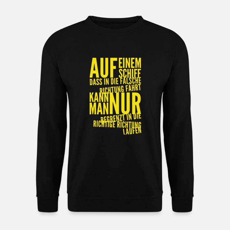a fundamental decision - Unisex Sweatshirt - black