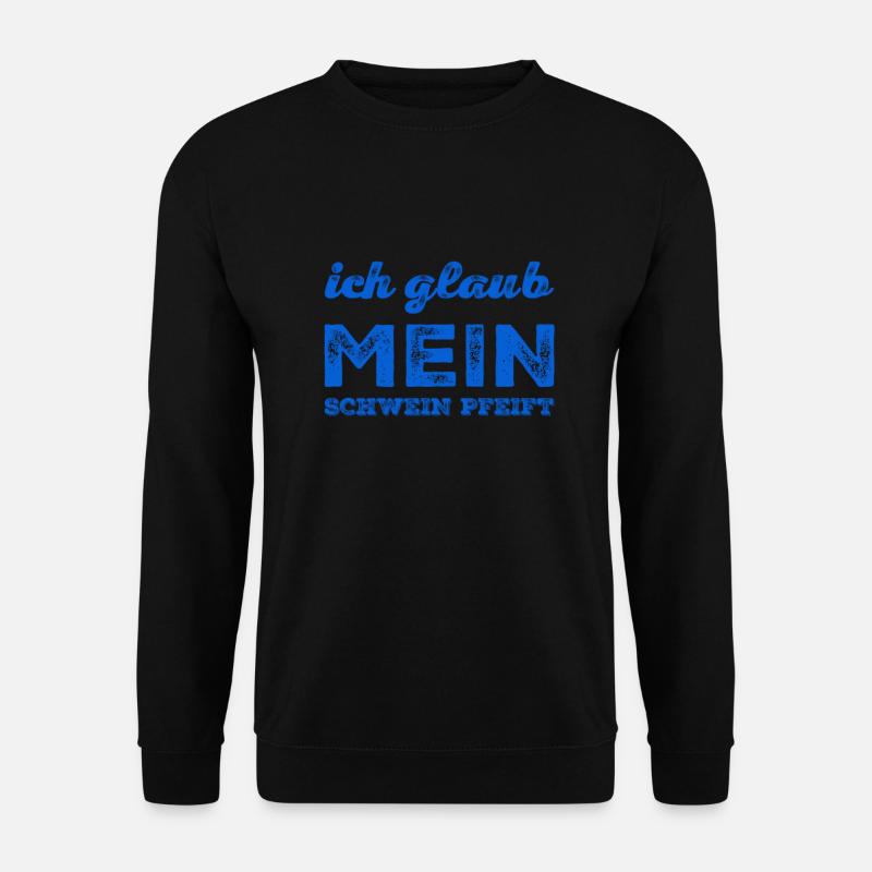 du spinnst wohl - Unisex Pullover - Schwarz