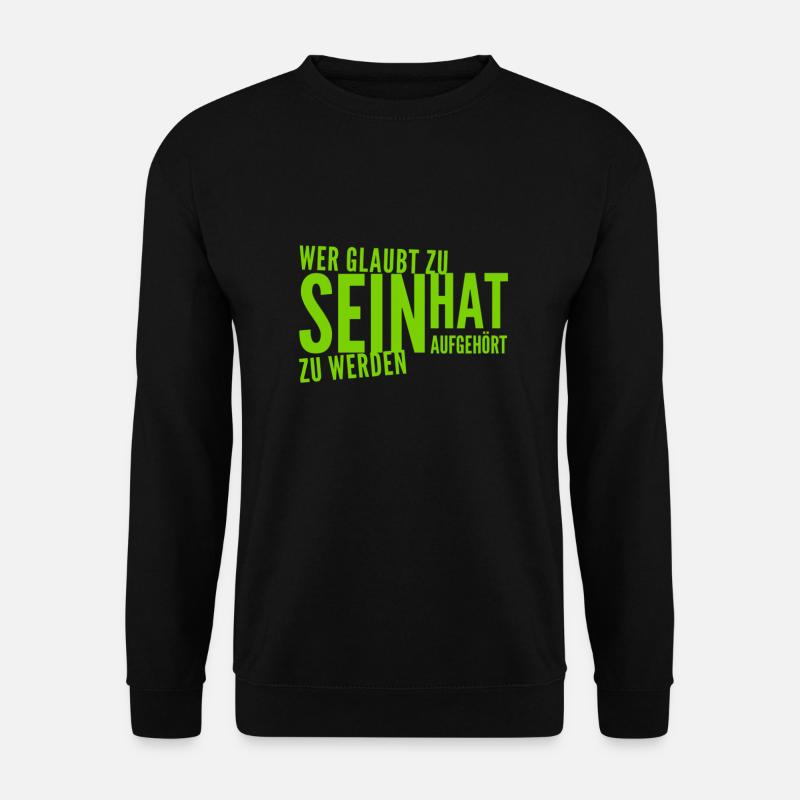 To live is to develop - Unisex Sweatshirt - black