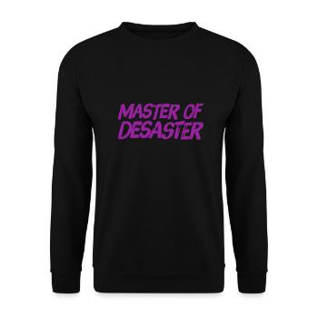 ich liebe das Desaster - Unisex Pullover - Schwarz - Vorne - Alina (178cm) & Michal (187cm)