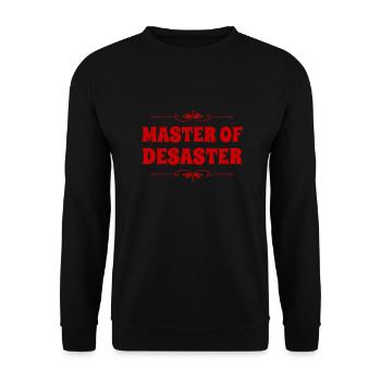 ich liebe das Chaos - Unisex Pullover - Schwarz - Vorne - Alina (178cm) & Michal (187cm)