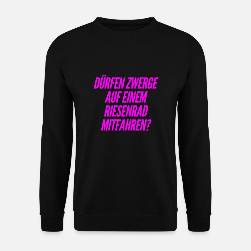 dürfen die das? - Unisex Pullover - Schwarz