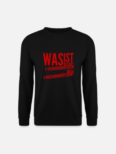 wer die Wahl hat, hat die Qual - Unisex Pullover - Schwarz