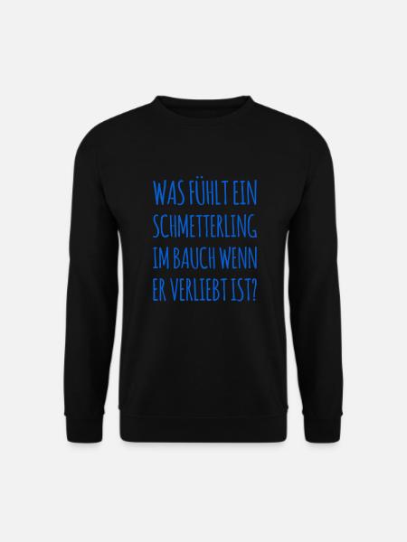 so fühlen Schmetterlinge - Unisex Pullover - Schwarz
