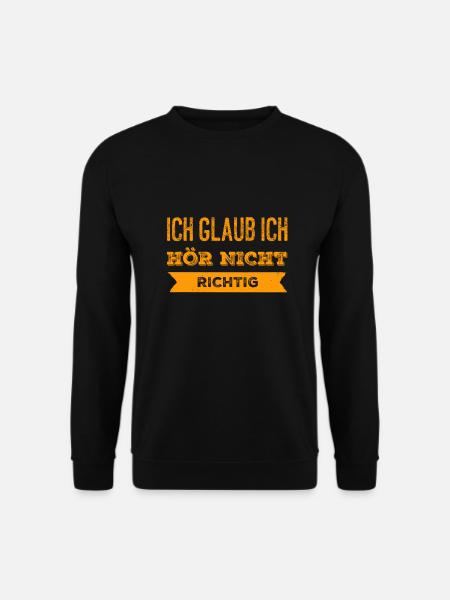 du spinnst wohl - Unisex Pullover - Schwarz