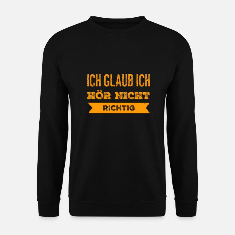 du spinnst wohl - Unisex Pullover - Schwarz