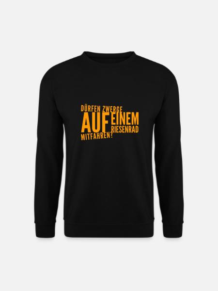 Zwerge auf dem Riesenrad - Unisex Pullover - Schwarz