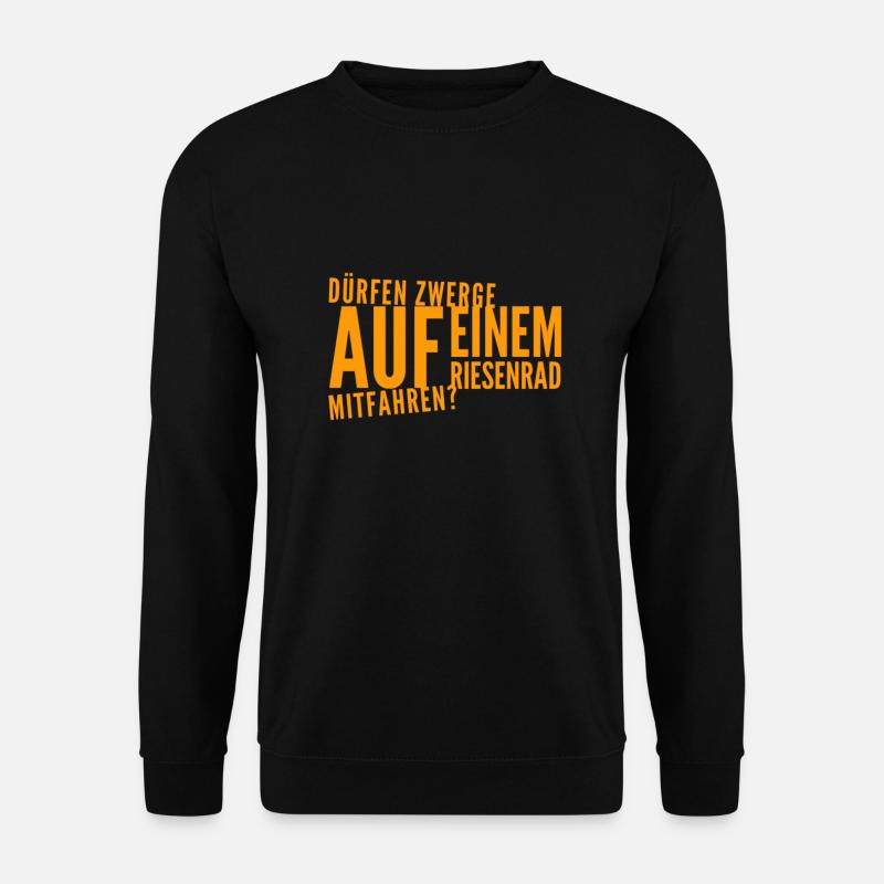 Zwerge auf dem Riesenrad - Unisex Pullover - Schwarz