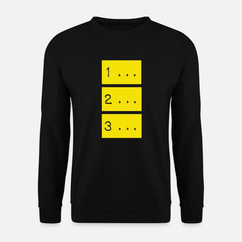 Compte à rebours - Sweat-shirt Unisexe - noir