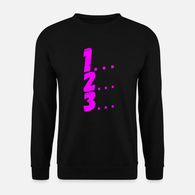 die Uhr läuft - Unisex Pullover - Schwarz