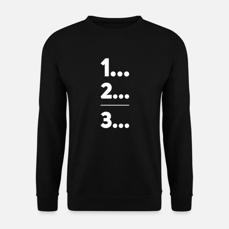 First, second, third - Unisex Sweatshirt - black
