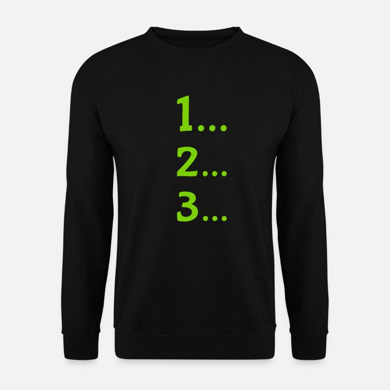 eins zwei drei - Unisex Pullover - Schwarz