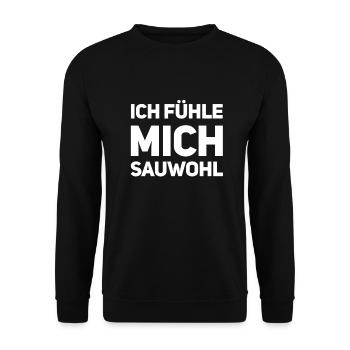 I'm doing great - Unisex Sweatshirt - black - Front - Alina (178cm) & Michal (187cm)