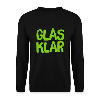 That's so clear - Unisex Sweatshirt - black - Front - Alina (178cm) & Michal (187cm)