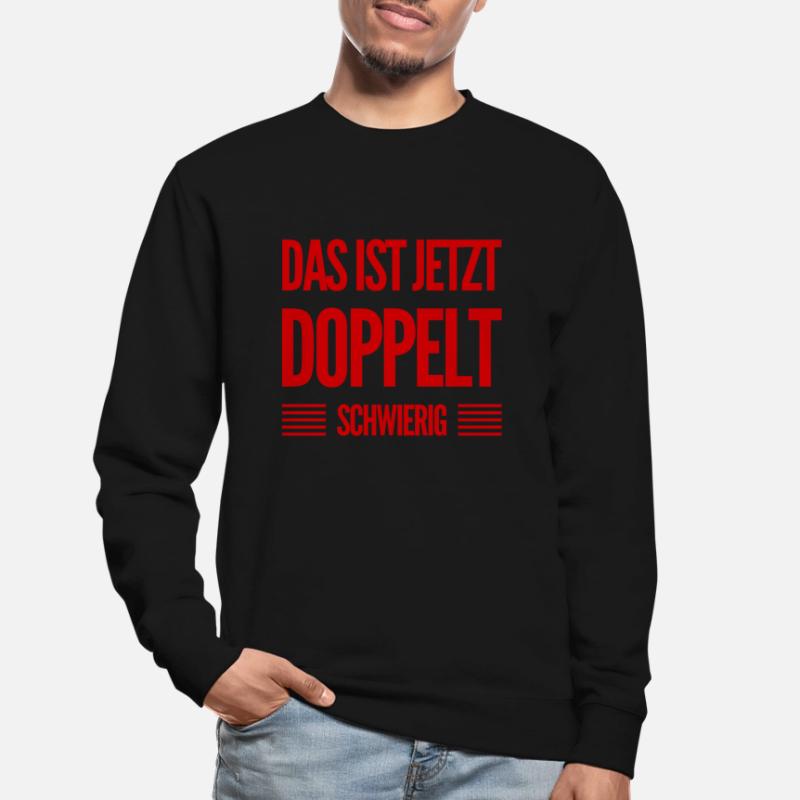 Difficulté double Sweat-shirt Unisexe
