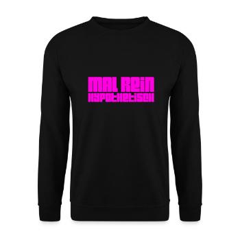 Horaires acceptés - Sweat-shirt Unisexe - noir - Devant - Alina (178cm) & Michal (187cm)