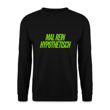 Hypothesis - Unisex Sweatshirt - black - Front - Alina (178cm) & Michal (187cm)