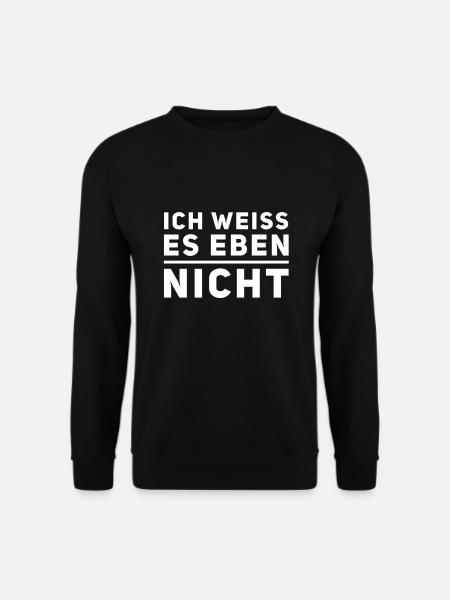 I don't have a plan - Unisex Sweatshirt - black