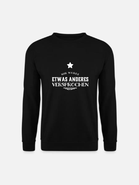das war eine Lüge - Unisex Pullover - Schwarz