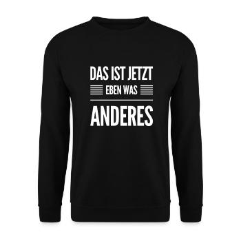 Opinions change - Unisex Sweatshirt - black - Front - Alina (178cm) & Michal (187cm)